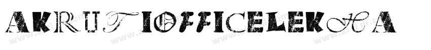 AkrutiOfficeLekha字体转换