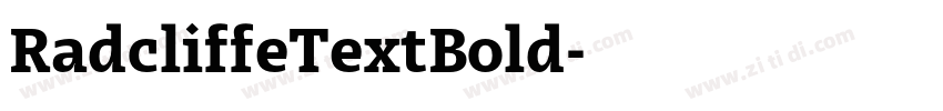 RadcliffeTextBold字体转换 RadcliffeTextBold字体转换