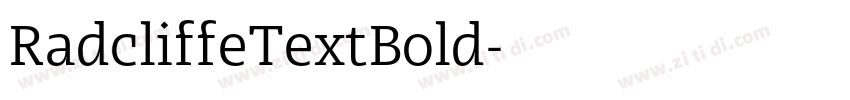 RadcliffeTextBold字体转换 RadcliffeTextBold字体转换