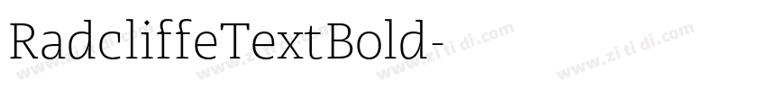 RadcliffeTextBold字体转换 RadcliffeTextBold字体转换