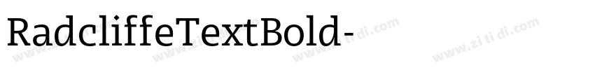 RadcliffeTextBold字体转换 RadcliffeTextBold字体转换