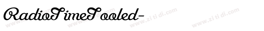 RadioTimeTooled字体转换