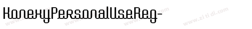 KonexyPersonalUseReg字体转换
