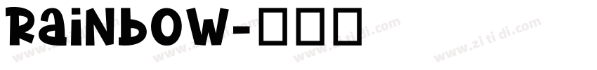 Rainbow字体转换