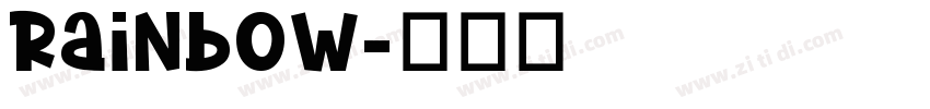 Rainbow字体转换