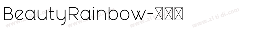 BeautyRainbow字体转换