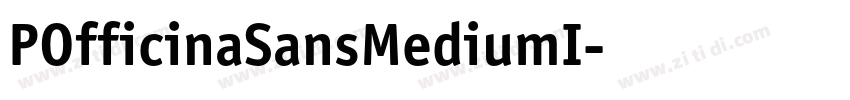 POfficinaSansMediumI字体转换
