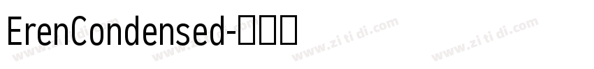 ErenCondensed字体转换