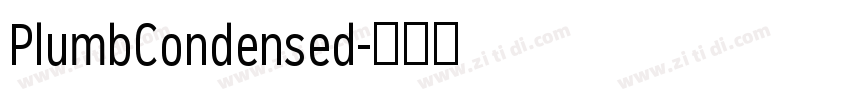 PlumbCondensed字体转换 PlumbCondensed字体转换