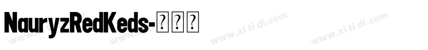 NauryzRedKeds字体转换