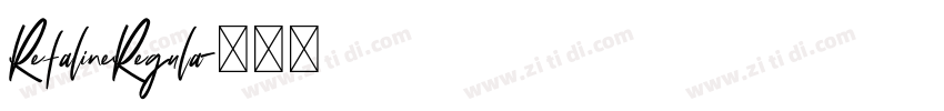 RefalineRegula字体转换 RefalineRegula字体转换