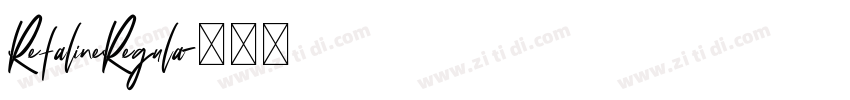 RefalineRegula字体转换 RefalineRegula字体转换