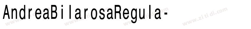 AndreaBilarosaRegula字体转换