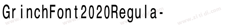 GrinchFont2020Regula字体转换
