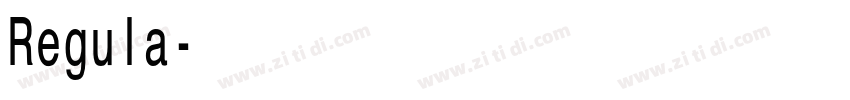 Regula字体转换