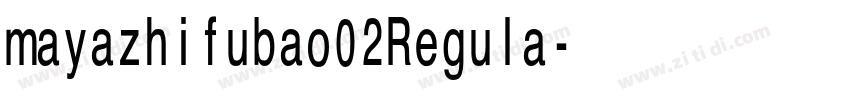 mayazhifubao02Regula字体转换 mayazhifubao02Regula字体转换