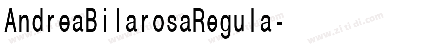 AndreaBilarosaRegula字体转换