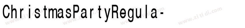 ChristmasPartyRegula字体转换 ChristmasPartyRegula字体转换