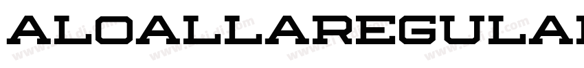 ALOALLARegular字体转换
