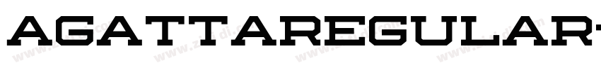 AgattaRegular字体转换