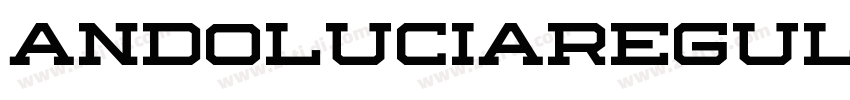 AndoluciaRegular字体转换