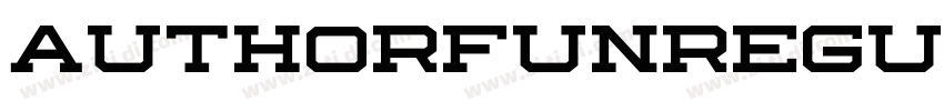AuthorfunRegular字体转换