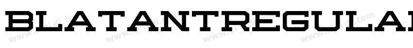 BlatantRegular字体转换