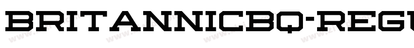 BritannicBQ-Regular字体转换
