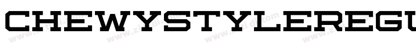 ChewystyleRegular字体转换