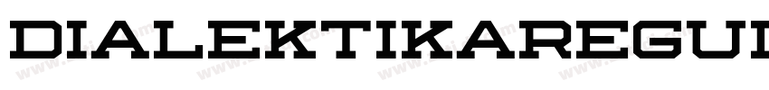 DialektikaRegular字体转换