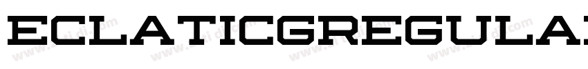 EclatICGRegular字体转换