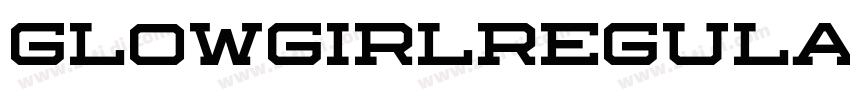 GlowgirlRegular字体转换
