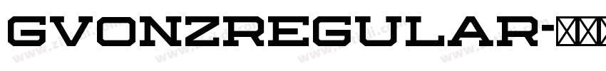 GvonzRegular字体转换