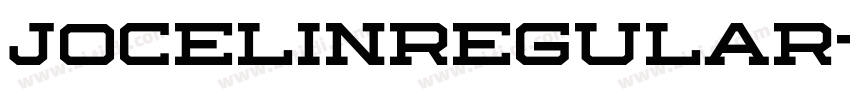 JocelinRegular字体转换 JocelinRegular字体转换