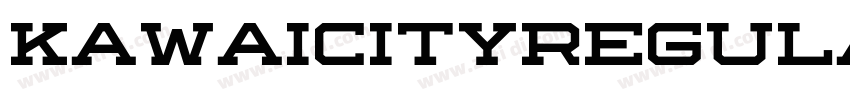KAWAICITYRegular字体转换 KAWAICITYRegular字体转换