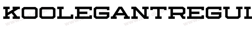 KoolegantRegular字体转换 KoolegantRegular字体转换