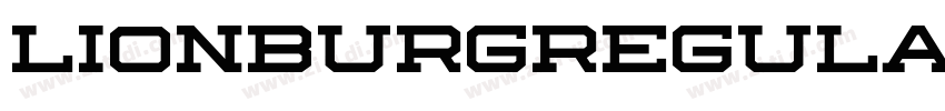 LionburgRegular字体转换 LionburgRegular字体转换