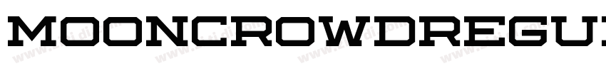 MOONCROWDRegularAlib字体转换 MOONCROWDRegularAlib字体转换
