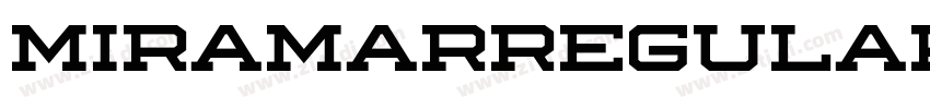 MiramarRegular字体转换