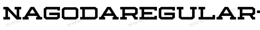 NagodaRegular字体转换