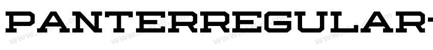 PanterRegular字体转换 PanterRegular字体转换