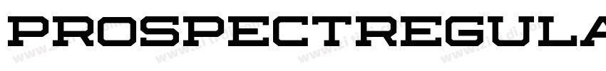 ProspectRegular字体转换