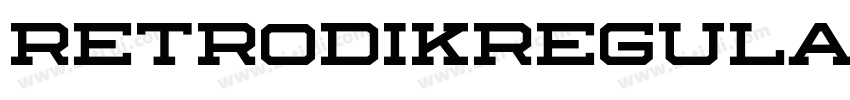 RETRODIKRegular字体转换 RETRODIKRegular字体转换