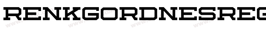 RenkGordnesRegular字体转换 RenkGordnesRegular字体转换