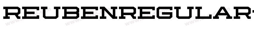 ReubenRegular字体转换 ReubenRegular字体转换