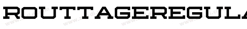 RouttageRegular字体转换