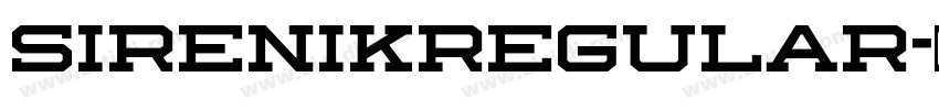 SirenikRegular字体转换 SirenikRegular字体转换