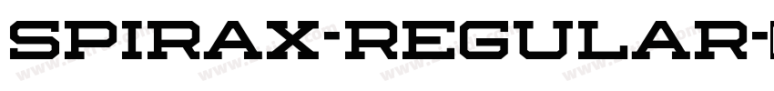 Spirax-Regular字体转换 Spirax-Regular字体转换