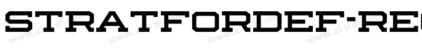 StratfordEF-Regular字体转换