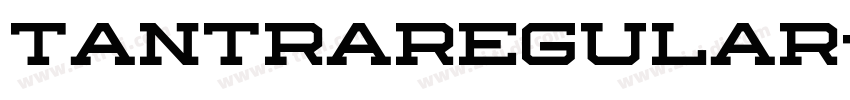 TANTRARegular字体转换